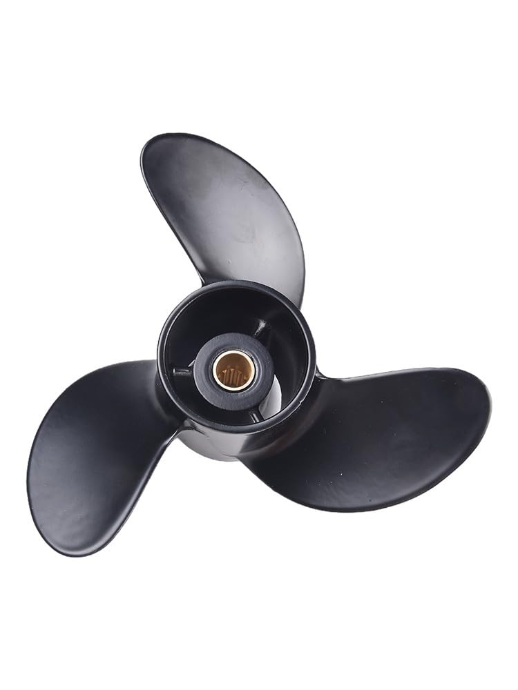 Aluminium-Außenbord-Propeller 19,8 cm x 8 für Mercury 2-Takt 5 PS, Tohatsu 4–6 PS, HANGKAI 6 HP, Hyfong 4–6 PS kompatibel
