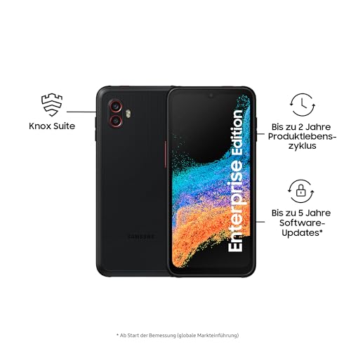 Samsung Galaxy Xcover6 Pro Enterprise Edition, robustes 6,6 Zoll Android Smartphone, 128 GB, 4.050...