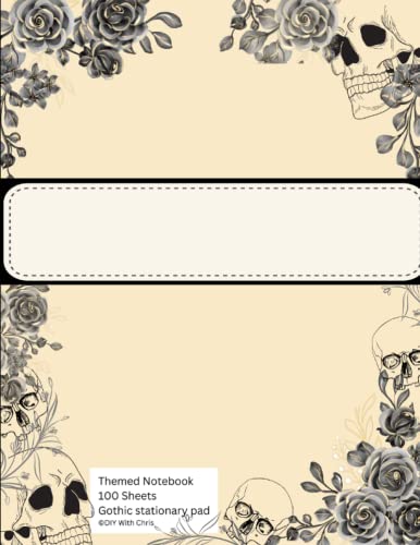 Carnet gothique Halloween cahier de notes sorcellerie et journal intime esthétique noire