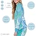 Hello Mello Dyes The Limit Lounge Long Sleeve Pajama Top - Aqua L/XL