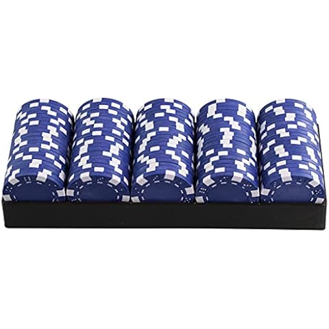 11.5 Gram Casino Style Poker Chips | Poker Chips Replacements (Blue, 300 Chips) Cover