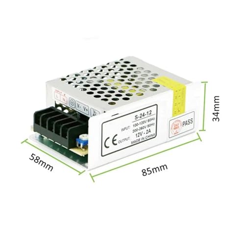 Lighting Transformer 12V 2A bloc alimentation compact et silencieux - 3