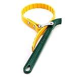 QWORK® 9" Belt Strap Wrench Opener with Adjustable Strap, 1 Pack