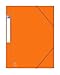 Produktbild Oxford Eckspannermappe A4, mit 3 Klappen aus Karton, orange, 10er Pack