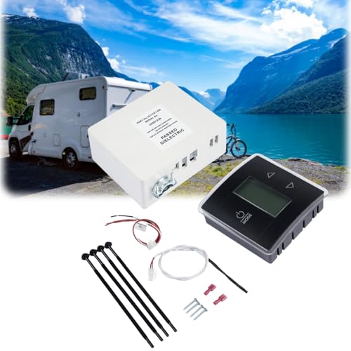 RV Wall Thermostat/Relay Box Heat/Cool Replacement for Dometic for RV/Camper Conditioners 3316230.700 with Black Wall Thermostat 3316230.714