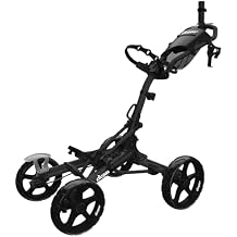Clicgear Model 8.0+ Golf Push Cart, 4-Wheel Foldable Walking Golf Cart