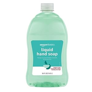 Amazon Basics Liquid Hand Soap Refill, Mango and Coconut Water Scent, Triclosan-Free, 50 Fl Oz (Pack of 1) (Previously Solimo)
