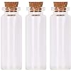 MaxMau 100 Small Glass Bottles with Cork Stoppers,15ml Glass Vials Tiny Jars for Wedding Favors Party Gift Room Decoration Seed Storing Containers Art Paint Display