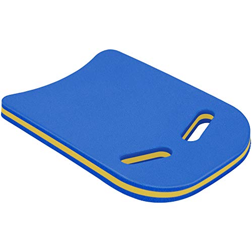 Strpretty Basic Musb Safty Swimming Kickboard - U Design Swim Training Aid Kick Board With Integrated Hole Handle, Eva Foam (17"X12")-Bule #TOP4