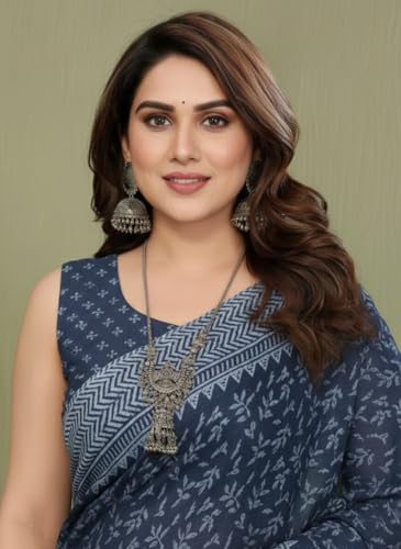 Image of Yashika Women's Georgette Saree with Blouse Piece for Traditional Ethinic Wear Sari