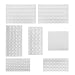 Produktbild Hantier 344 Stück Clear Adhesive Buffer Pads, Silikon-Fußpads für Stoßfänger, Puffer-Pads Schalldämpfung für Tür/Schrank/Schublade/Bad