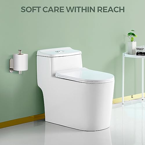 1 Pack Adhesive Toilet Roll Stand - Brushed Nickel SUS304 Stainless Steel, Rustproof Toilet Paper Holder No Drilling Tissue Holder for Kitchen Bathroom Wall Mount - Image 9