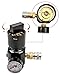 AUGREX Paintball Co2 Regulator Pressure Regulator for HPA Tank Mini Sef Super Fast Refresh, Input 1500psi Output 0 to 130psi