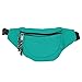 DALIX Fanny Pack w/ 3 Pockets Traveling Concealment Pouch Airport Money Bag (Aqua)