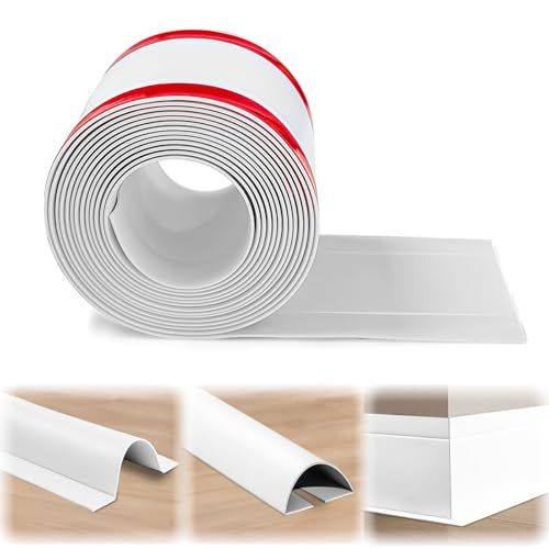Plinthe souple autocollante pour masquer les fissures et joints de sol