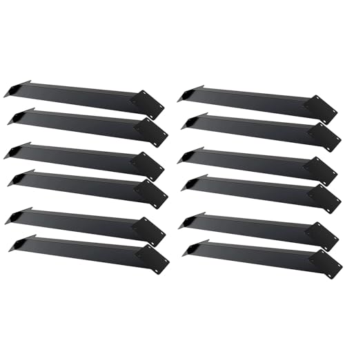 12 piezas de soporte angular de 45 grados, soporte para vigas, conectores de esquina resistentes para borde de escritorio, pérgola y cenador, kit DIY, acero al carbono miniatura 1