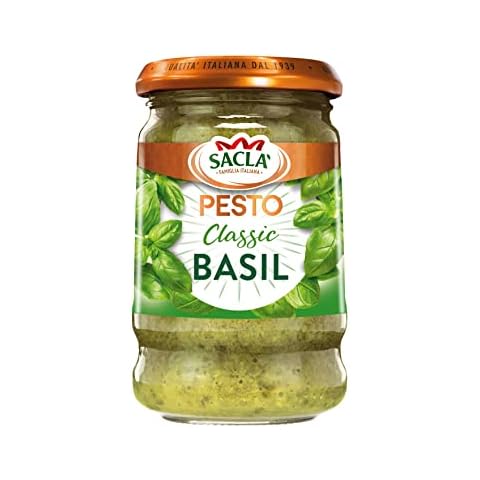 Sacla Italian Basil Pesto for Pasta and Pizza Cover