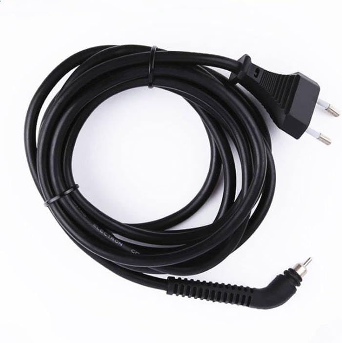 VRCT 2 Pin Euro to Angle Swivel Cord 360 Degree Swivel Plug Power Cord for Hair Flat Iron Dryer Straightener