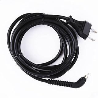 VRCT 2 Pin Euro to Angle Swivel Cord 360 Degree Swivel Plug Power Cord for Hair Flat Iron Dryer Straightener