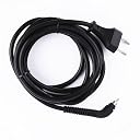 VRCT 2 Pin Euro to Angle Swivel Cord 360 Degree Swivel Plug Power Cord for Hair Flat Iron Dryer Straightener gallery image