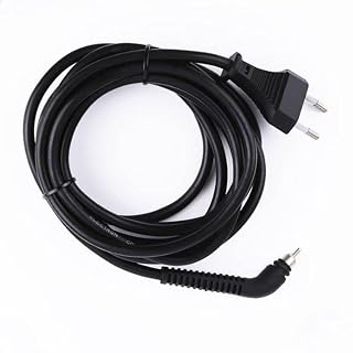 VRCT 2 Pin Euro to Angle Swivel Cord 360 Degree Swivel Plug Power Cord for Hair Flat Iron Dryer Straightener