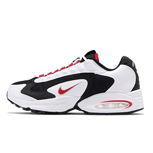 Nike Air Max Traix Mens Running Trainers CD2053 Sneakers Shoes (UK 8.5 US 9.5 EU 43, White University red Black 105)