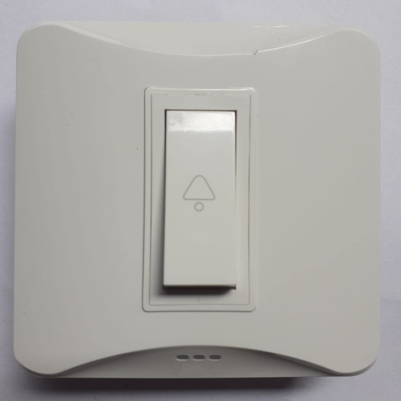 Modular Plate Size- 1 M, Indicator Series with 1 Modular Bell Switch -Smooth Glow,Color -White Pack of 1-image-41