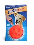 treat ball for small dogs Easy to Clean Omega Paw Tricky Treat Ball - Medium