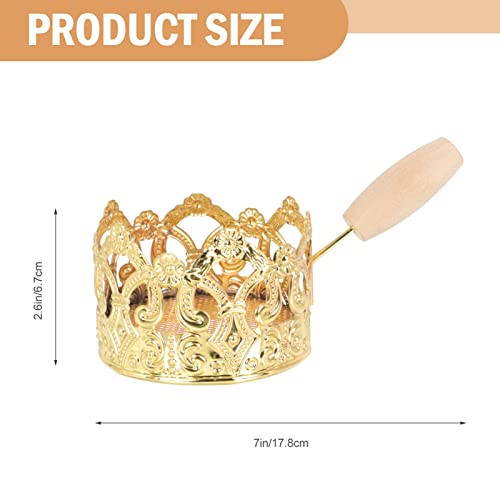 Cabilock Holzkohle Halter Bowl Bowl für Shisha Zubehör Golden – Bild 4