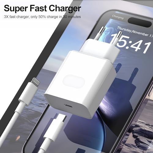 Cargador-iPhone-Carga-Rapida-for-iPhone-1414-Pro14-Pro-Max14-Plus-13-12-11-XS-XS-MAX-XR-X-20W-USB-C-Enchufe-con-2M-Cable-Cabezal-Adaptador-Pared-Charger-Corrient-Trefard