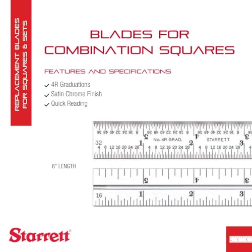 Lame pour équerre Starrett pour corriger les erreurs de mesure