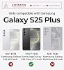 Dexnor para Samsung Galaxy S25 Plus Case con Cubierta de Cámara y Soporte Ajustable y Protector de Pantalla Incorporado, Funda Magnética Resistente a Golpes con Protección Pesada (2025), Negro 4