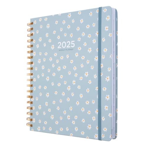 Agenda Semainier 2025-2026 Kokonote Fleurs - Planner Étudiant Professionnel Weekly