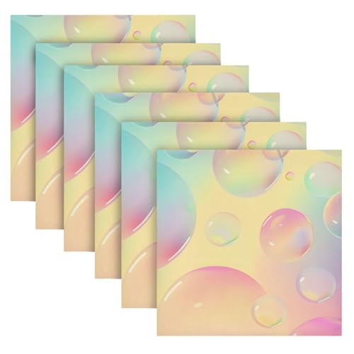 Servilletas de tela multicolor pack x6 20x20 pulgadas miniatura 2