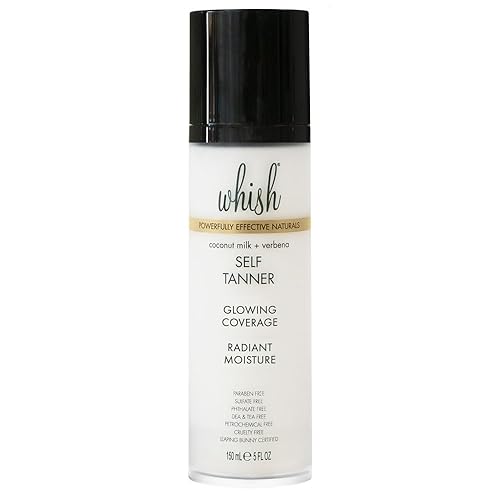 Whish Beauty Coconut Milk and Verbena Autobronceador para todos los tonos de piel 5 onzas líquidas