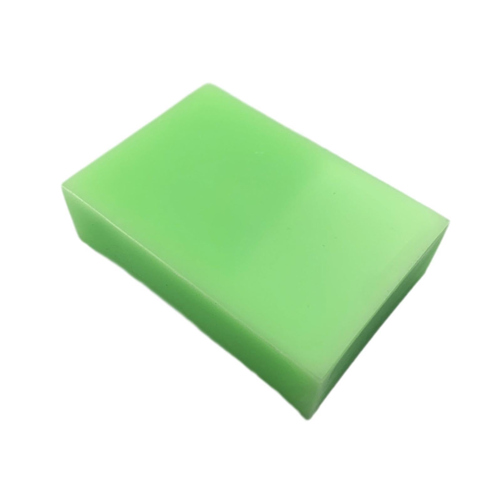 Menolana Ski Board Wax Snow Shoveling Wax Snow Pusher Wax Supplies Snow Block Wax Snowboard Wax for Park Skiing Daily Maintenance Lawn, Green