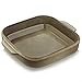 Vancasso Emma, Teglia da Forno in Porcellana Quadrata- Verde - Teglia in Ceramica - Casseruola con Smalto reattivo - Teglia rettangolare Multifunzione - Ideale per lasagne/pasta/torta，26x21.5x6cm