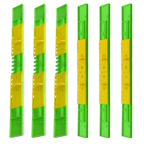 WTETMYL 6 Pcs Beehive Entrance Reducer, Plastic Bee Hive Reducer Guards for 8 Frames, Beehive Mouse Guard, Beehive Tool Beekeeping Supplies for All Beekeepers Beekeeping Equipment, Length 12.4 Inch