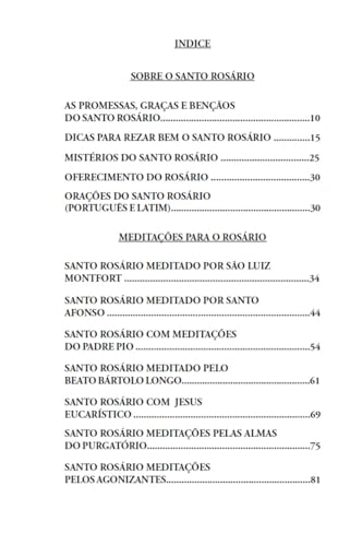 Santo Rosário meditado