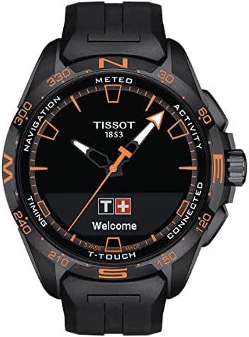 Tissot Relógio unissex T-Touch Connect Solar Swiss Antimagnético