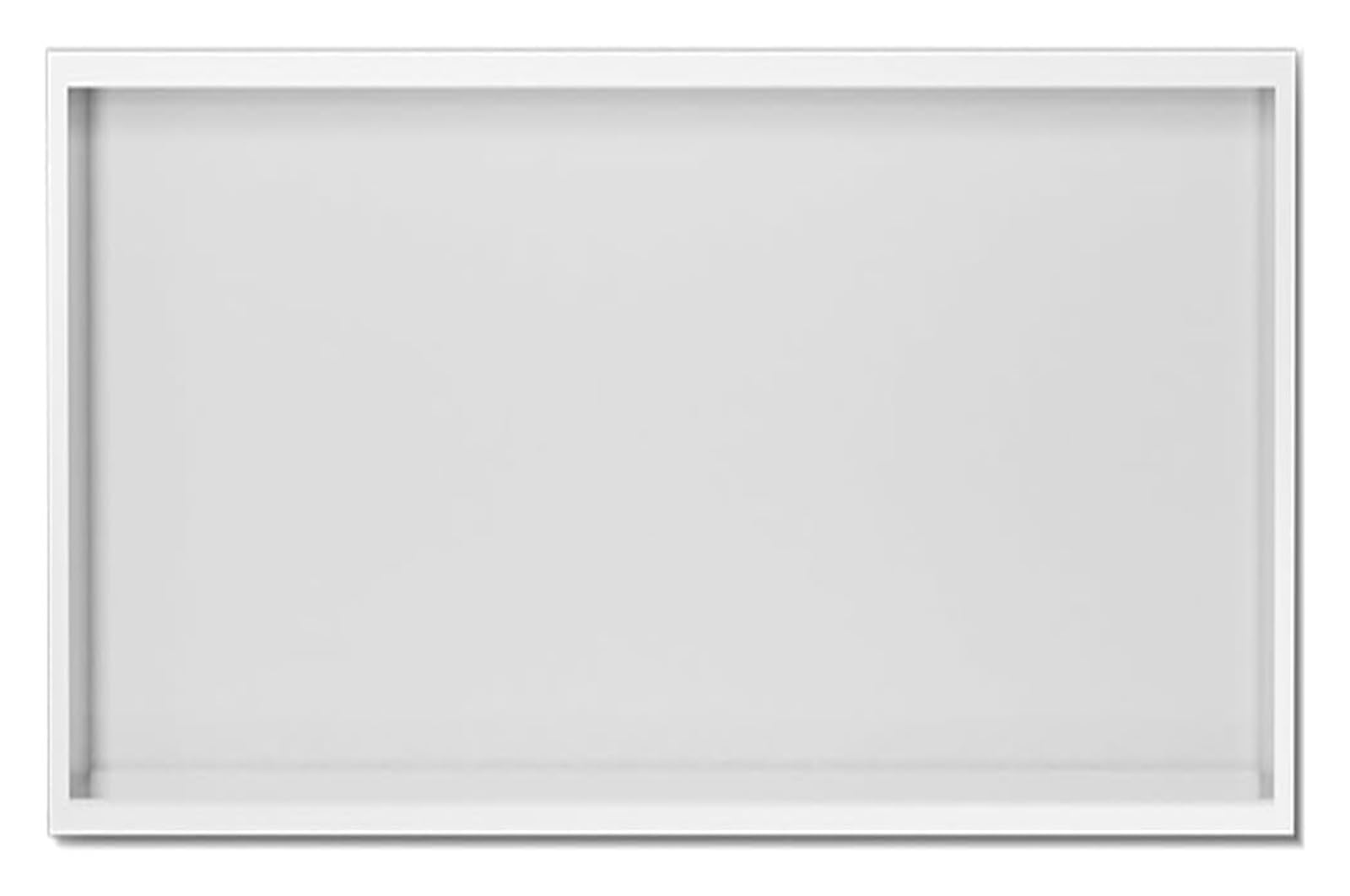 QUSYZD Stainless Steel Bathroom Niche, Recessed Shower Niche, Square Room Storage Shelf Recess for Shampoo/Toiletries, Waterproof Bathroom Wall Insert Shelves,White-90x28x12.5cm