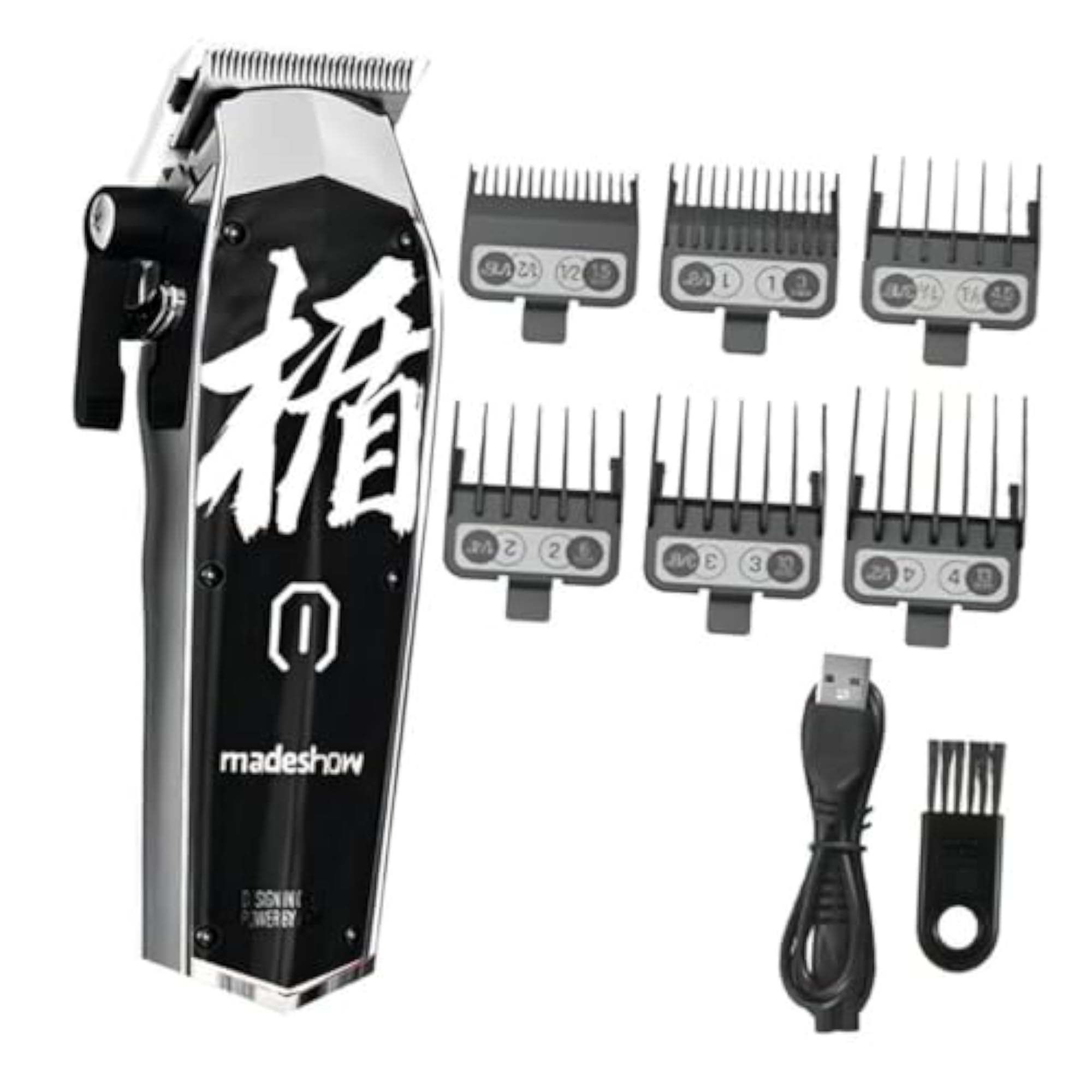 Cordless Barber Clippers Rechargeable Trimmer for Hair Cutting
