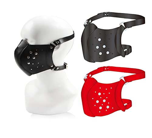 OnundOn Máscara de piel para perros Petplay, para Halloween o fiestas, color blanco, 2 unidades Cover