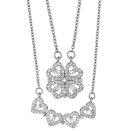 40s 四つ葉 スウィートハートジュエリー パールネックレス 40s 四つ葉 スウィートハートジュエリー パールネックレス