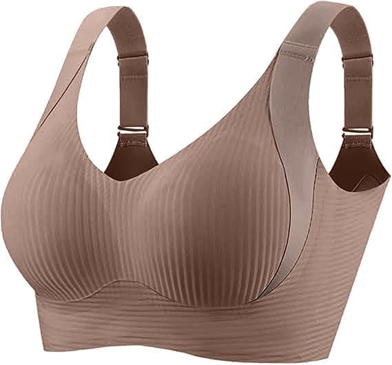 Women's Wireless Push-Up Bra | Soft Lightly Padded Full Coverage Bra | Longline High Support Sports Bra for Workout, Gym & Yoga | Comfortable Everyday Bralette