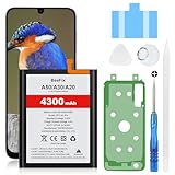 Haute capacité : batterie de 4300 mAh avec capacité étendue pour Samsung Galaxy A50 à une tension de 3,85 V. Déchargez et chargez la nouvelle batterie pendant 3 à 5 cycles pour atteindre une performance optimale.