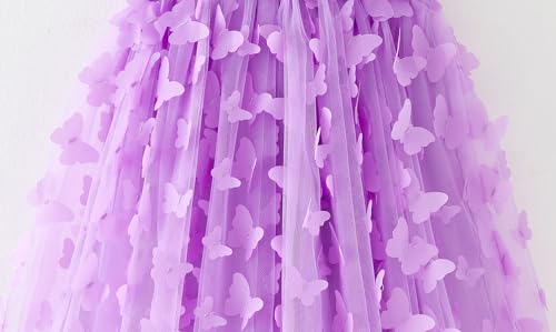 Toddler Girls Butterfly Tutu Dress Summer Tulle Dresses Size 6M-5T4
