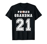 Photo Gallery custom proud football nonna numero 21 personalizzato per uomo maglietta Photo Gallery custom proud football nonna numero 21 personalizzato per uomo maglietta