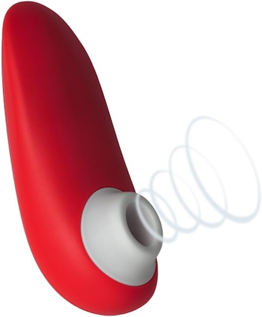 Womanizer Starlet 2 Clitoris Stimulator Vibrator | Sexual Pleasure Tools for Women & Couples | Adult Sex Toys with 4 Suction Speeds | Clit Sucker Personal Massager | Clitoral Vibrator Dildo | Red