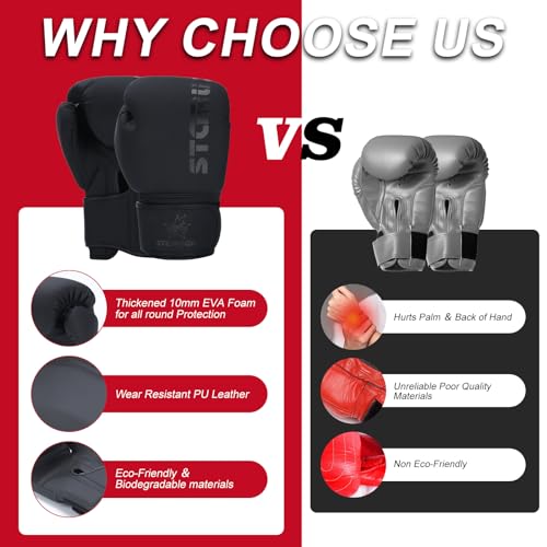 Valchiria Boxing Gloves for Men Women, Sparring Training Punching MMA Kickboxing Boxing Gloves, Heavy Bag Gloves for Boxing, Kickboxing, Muay Thai, MMA